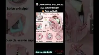 &ldquo;Essa mochila virou febre 😱💖 Olha isso!&rdquo; #promoshopee #shopeeachadinhos #MochilaFeminina