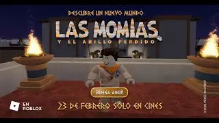 📲 Juego Roblox Land Las Momias y el Anillo Perdido @WarnerBrosPicturesLA #WBPartner #MomiasPelicula