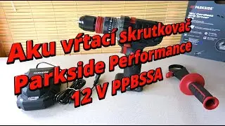 Aku vŕtací skrutkovač Parkside Performance 12 V PPBSSA