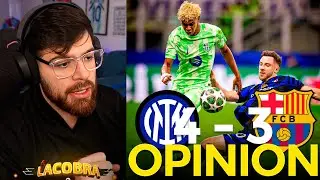 LA COBRA REACCIONA Y OPINA DEL BARCELONA 3 INTER 4 I EL BARCELONA ELIMINADO DE LA CHAMPIONS LEAGUE