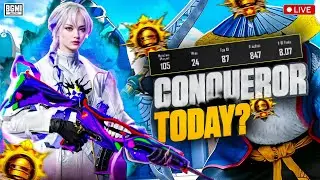 TODAY TOP 500 😍 BGMI CONQUEROR RANK PUSH LIVE !! BGMI LIVE STREAM 😌 #bgmilive #pubglive