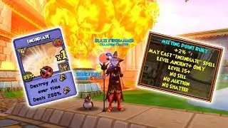 Wizard101: NEW MAY CAST FOR FIRE WIZARDS! - May Cast Incindiate