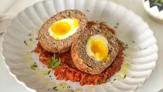 KBM Croquette (Moroccan Kefta Bid ou Maticha - Scotch Egg Style)