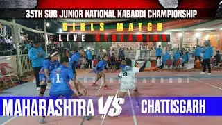   Maharastra  vs Chattisgarh   |35th Sub Junior National Kabaddi Championship LIVE |