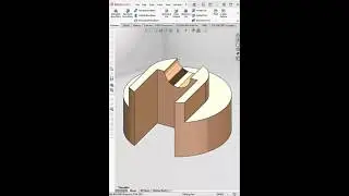Engineering Drawing Exercise | Third View Construction and 3D Object. Exercise 3.01.02b