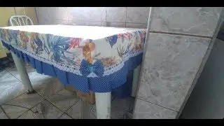Toalha de Mesa de Tecido com Encaixe Perfeito