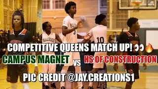 Campus Magnet Basketball Vs HS Of Construction (12/12/24) |COMPETITIVE QUEENS MATCH UP! 👀🔥|