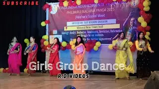 Girls Group Dance 2025 || Philbwrui Malaima Panda 2025 || At:- Khowai New Townhall