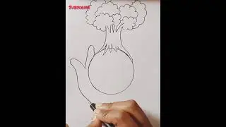 World Nature Conservation day || Easy step by step drawing || #shorts#art#r2artgallery
