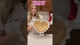 White chocolate COOKIE CAKE!                                     #cake #cookie