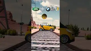 Cars vs Railway Challenge (Car Parking Multiplayer) #carparkingmultyplayer