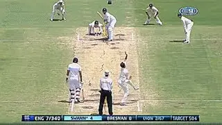 Magical delivery in cricket