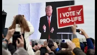 Trump calls himself &lsquo;defender of unborn children&rsquo; at anti-abortion rally