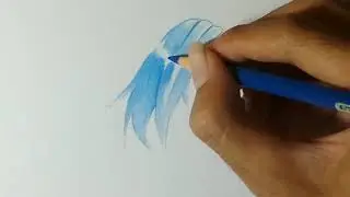 [ TUTORIAL ] How to coloring hair anime | Using colored pencils (No timelapse)