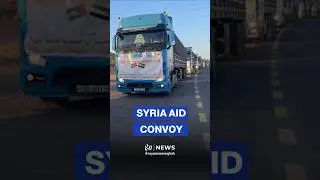 🚨 EXCLUSIVE: Jordan dispatches 51-truck humanitarian aid convoy to Syria