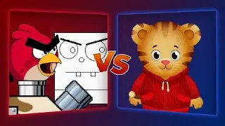 MUGEN Battle - Doodlebob/Angry Birds Tank vs Daniel Tiger
