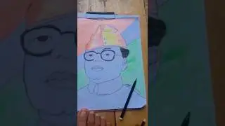 Subhash Chandra Bose drawing 🇮🇳🇮🇳🖌️ #drawing