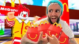 ESCAPANDO DE UN McDonalds Obby | Atrapados en la Cajita Feliz | ROBLOX