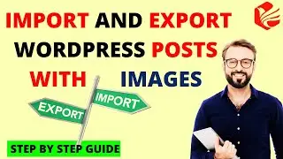 How to Import  Export post with image In wordpress website