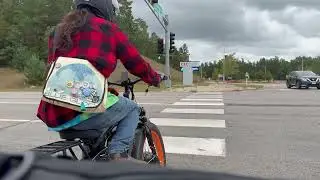 Ride around the Paul Bunyan trail and downtown Brainerd, MN