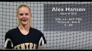 Alex Hanson - Class of 2019 &ndash; C \ OF