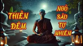 THIỀN ĐÊM – NGỦ SÂU TỰ NHIÊN | Nhạc Thiền Phật Giáo An Tâm, Ngủ Ngon Suốt Đêm