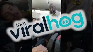 Plane Passenger Removed by Police || ViralHog