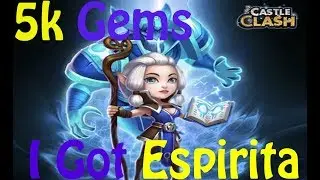 Luckiest Rolling 5k Gems || New Hero Espirita
