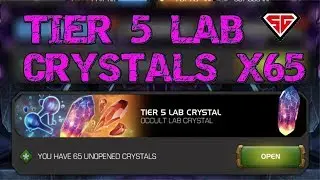OPENED MY TIER 5 LAB CRYSTALS X65(NEED THOSE T5 BASICS)/MARVEL CONTEST OF CHAMPIONS