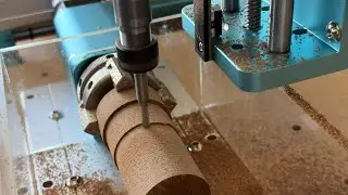 4軸加工テスト切削 Genmitsu 4040 Pro
