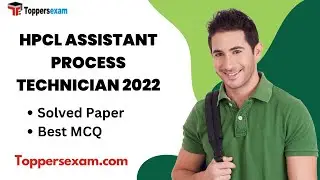 HPCL ASSISTANT PROCESS TECHNICIAN  Solved Paper, Books in PDF, Best MCQ