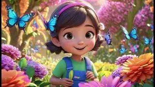 Butterfly Wings Go Flutter Flutter Flutter | Fun Insect Nursery Rhyme | Kids Songs | Baby Music