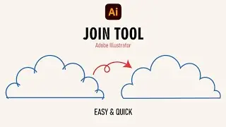 How to use the Join Tool in Adobe Illustrator | Join two Points or Paths | Illustrator Tutorial