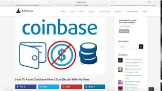 How To Avoid Coinbase Fees | Buy Bitcoin With No Fees