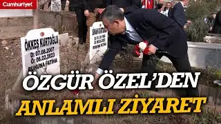 Özgür Özel’den anlamlı ziyaret: Osmaniye Deprem Şehitliği’nde karanfil bıraktı