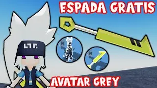 GET AVATAR GREY AND HIS SWORD FOR FREE IN ROBLOX | LUOBU EVENT