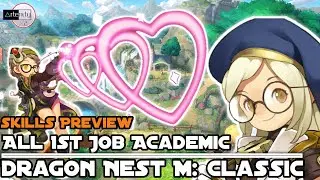Dragon Nest Mobile Classic: All Academic Classes Skills Preview [MMORPG Mobile on Android/iOS]