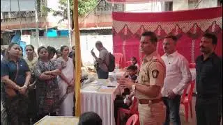 An event held at Shreenagar Police station Thane West..