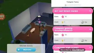 Do quest and dressing characters in ( The sims mobile)