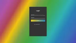 Awesome login form Only Html&Css&Js| Форма для входа+анимированый фон с помощю HTML&CSS&js