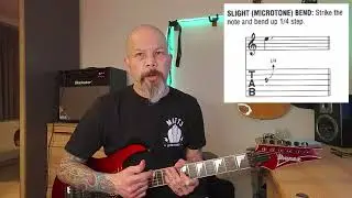 TAB Explained - Slight Bend #guitarlessonforbeginners #guitartutorial #guitartab