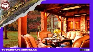 🔥Cozy Autumn Porch Ambience, Cozy Autumn Ambience, Fall Soundscape, Fall Scenery, Cozy Earth Sounds