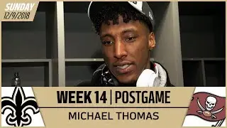 Michael Thomas Postgame: Saints-Buccaneers Week 14