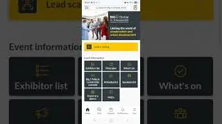 Navigating through the Big 5 Global app for exhibitors