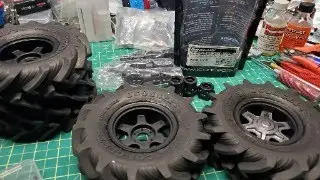 Working on JConcepts Drago 2.6 Mega Truck 12mm Hex Wheel