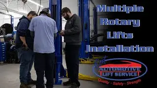 ALS Multiple Rotary Lifts Installed at a Honda Service Center