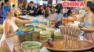 Insane Night Market in China&rsquo;s Mountains &ndash; Huge Crowds and Street Food
