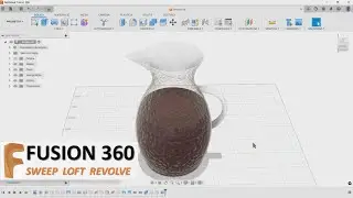 Impariamo Fusion 360 - Loft Sweep Rivoluzione e comandi di modifica Solidi- Lezione 04