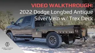 Flatbed Video Walkthrough: 2022 Dodge Longbed Antique Silver Vein Trex Deck