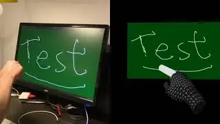 [Experiment] Using the Oculus Quest 2's Hand Tracking to draw on my monitor
